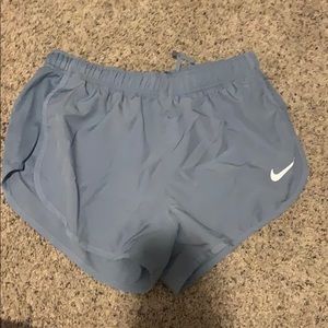 blue nike shorts